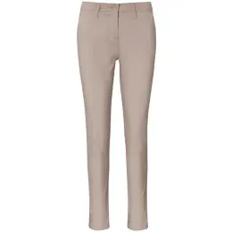 Ladies Superb Stretch Chino Pants Stone Front